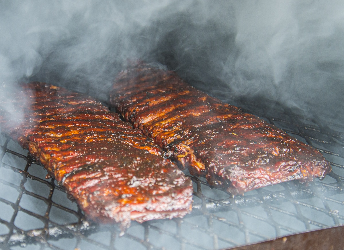 ribs with apple butter bbq sauce