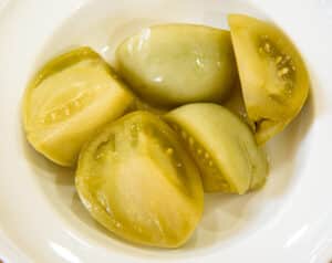 pickled green tomatoes