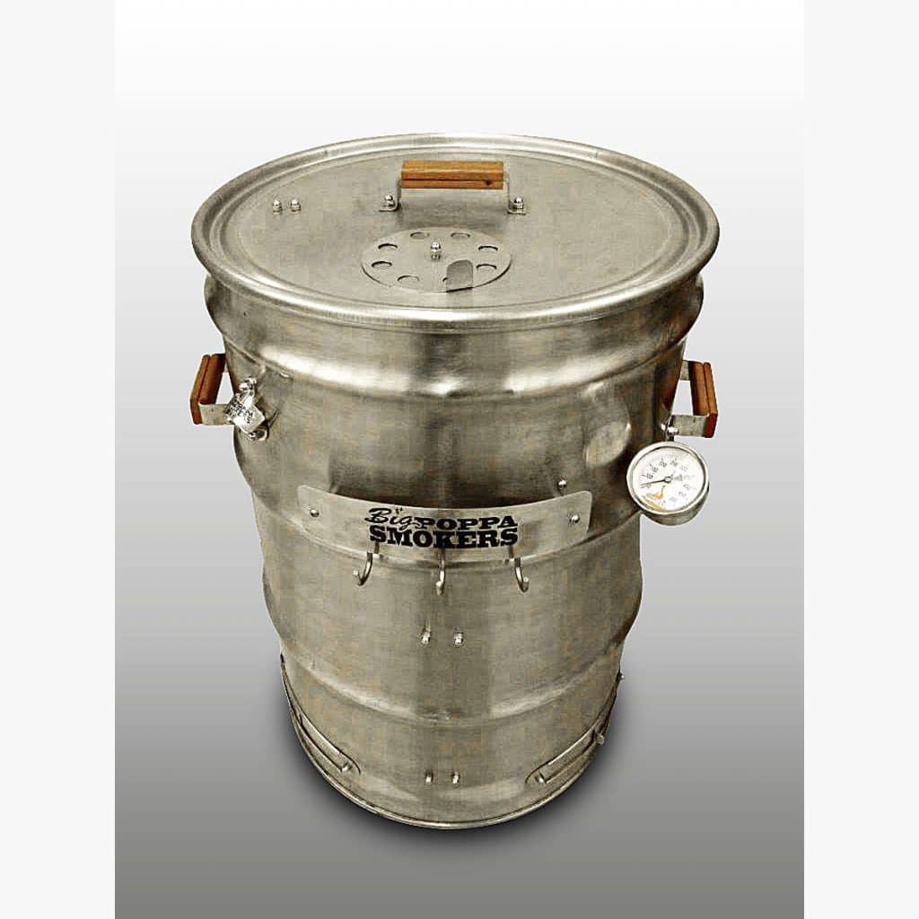 Big Poppas Stainless Drum Smoker Kit