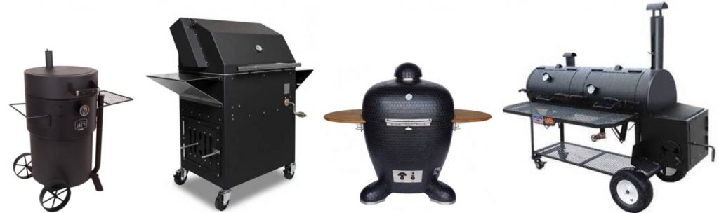 charcoal and wood burning smokers