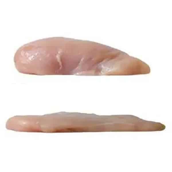 Pounded chicken breasts