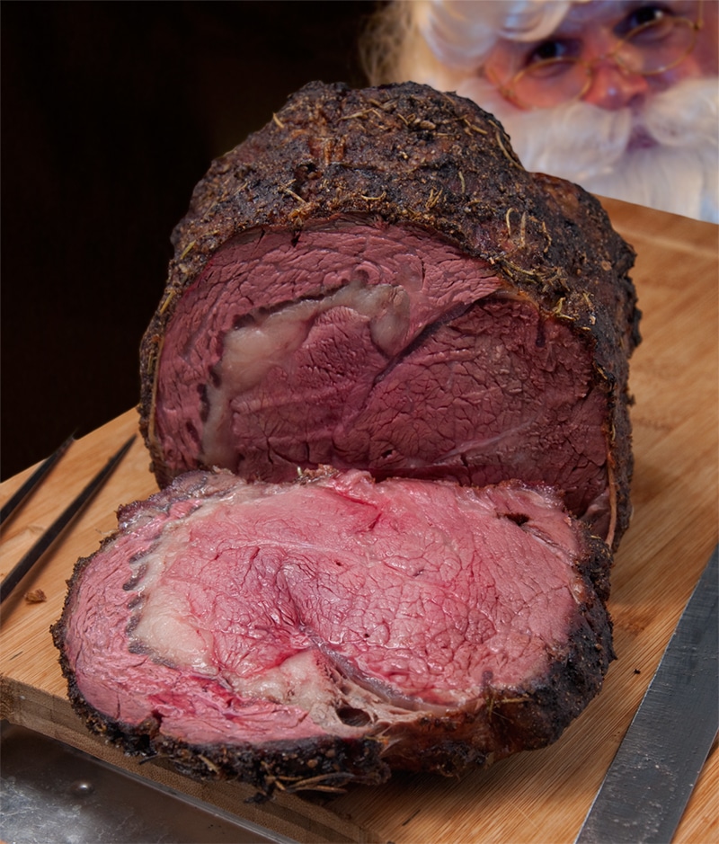 grilled prime rib.