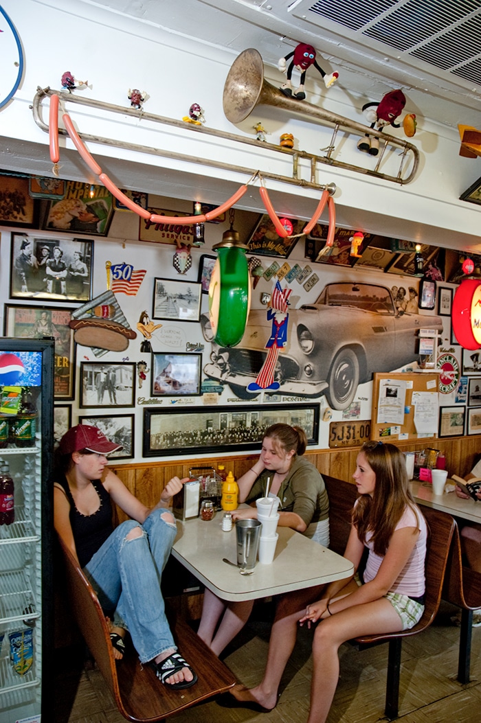Walt's coney dog in detroit.