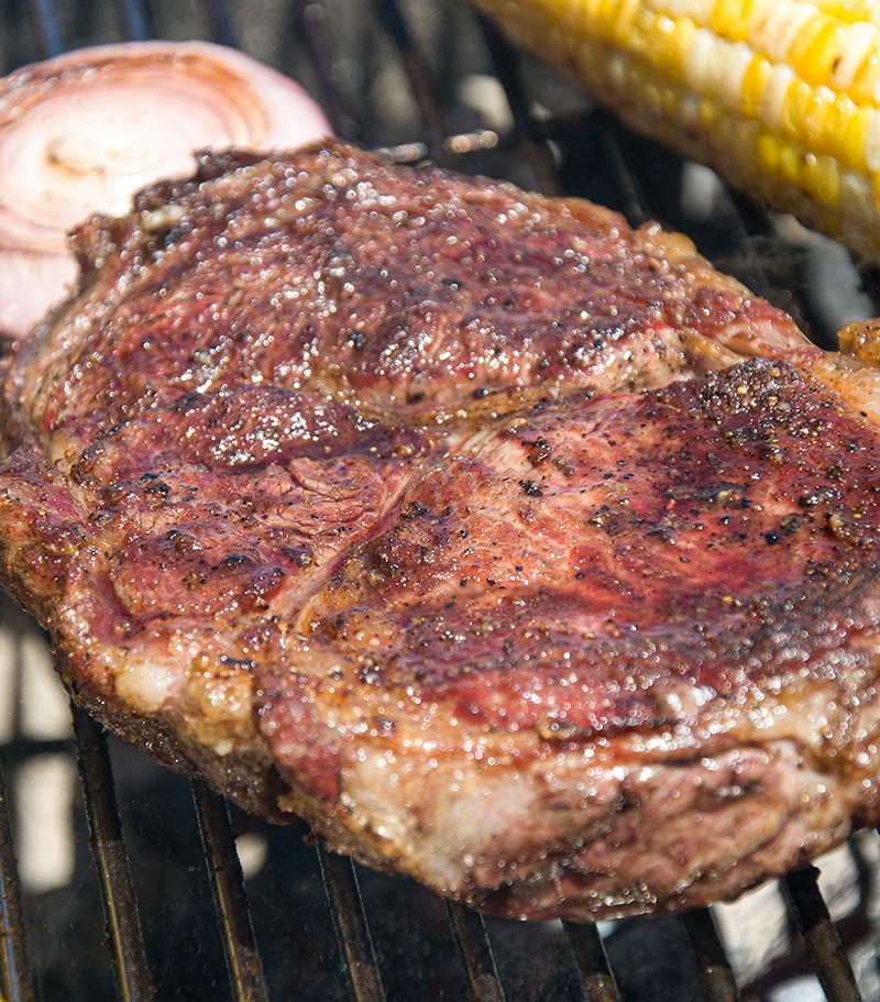 grilled chuck steak.