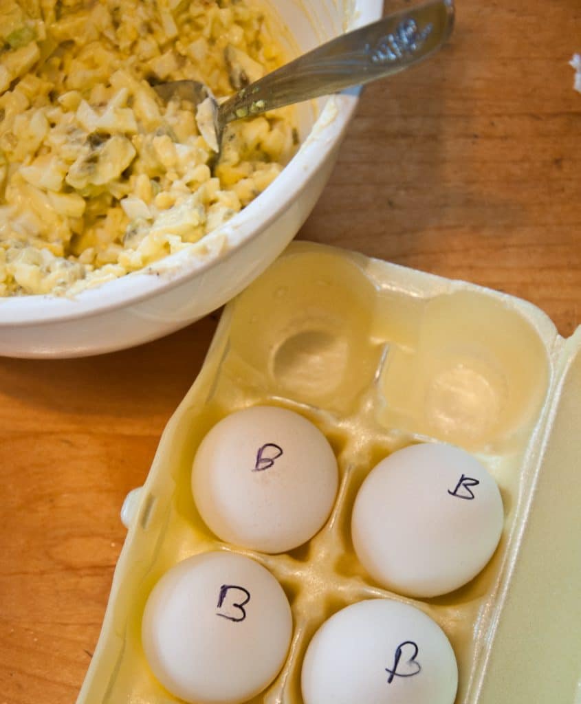 hard boiled eggs