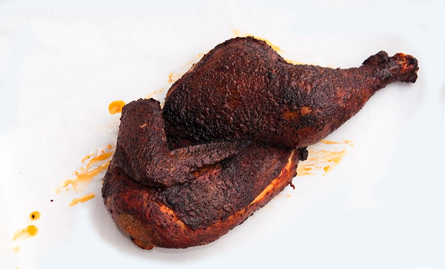 smoked chicken.
