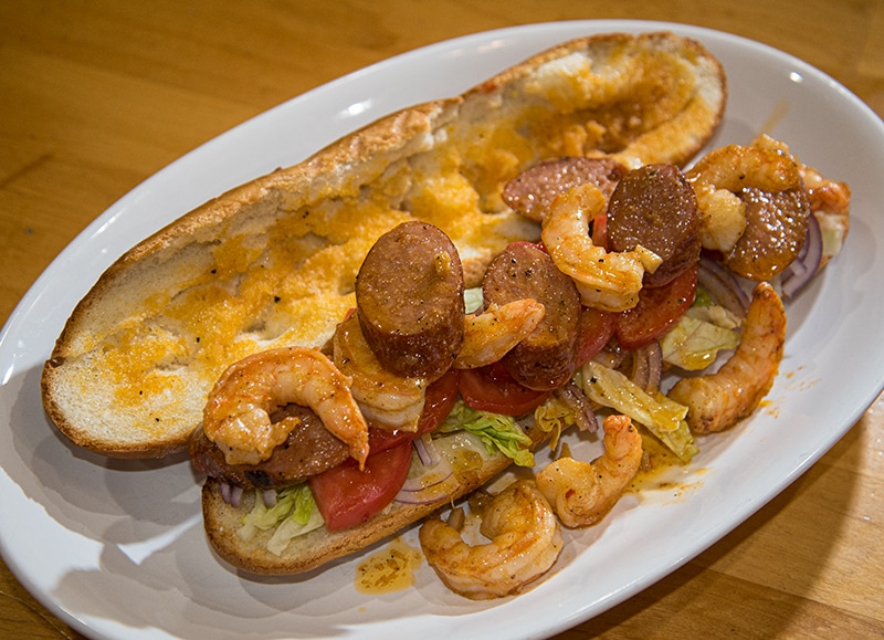 BBQ Shrimp po boy.