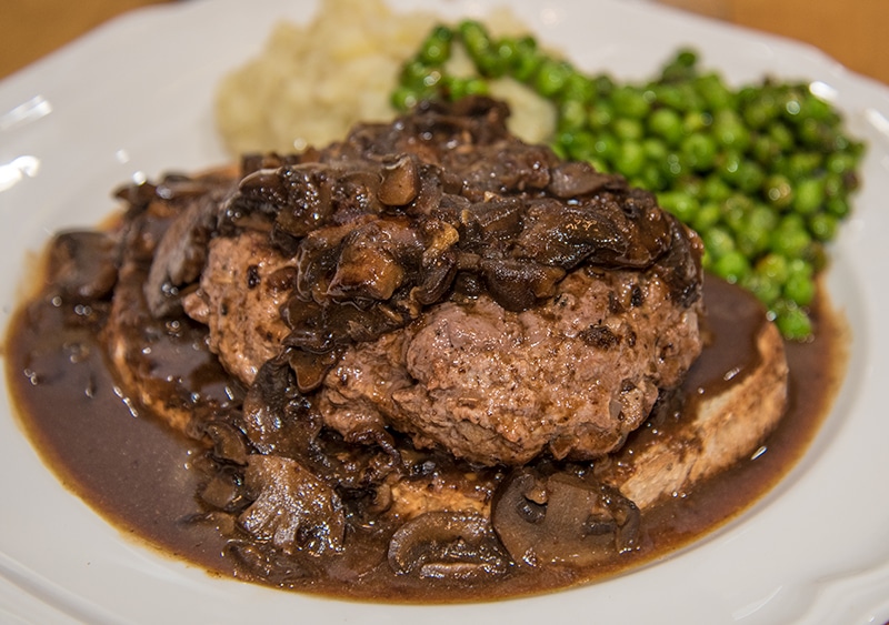 salisbury steak.