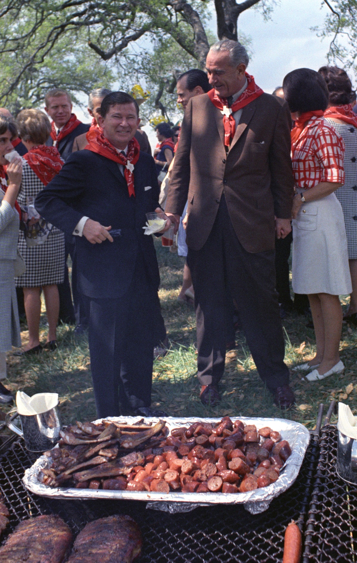 lbj with mexican president