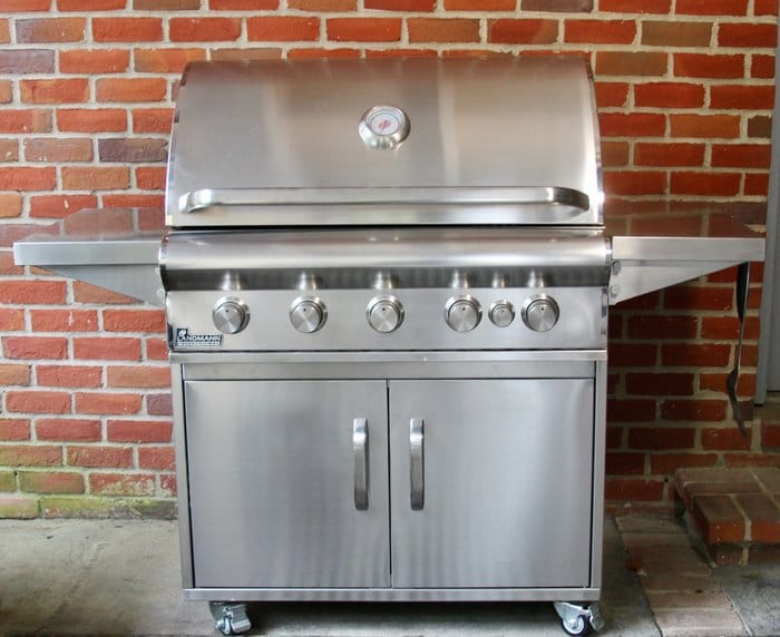 stainless steel grill