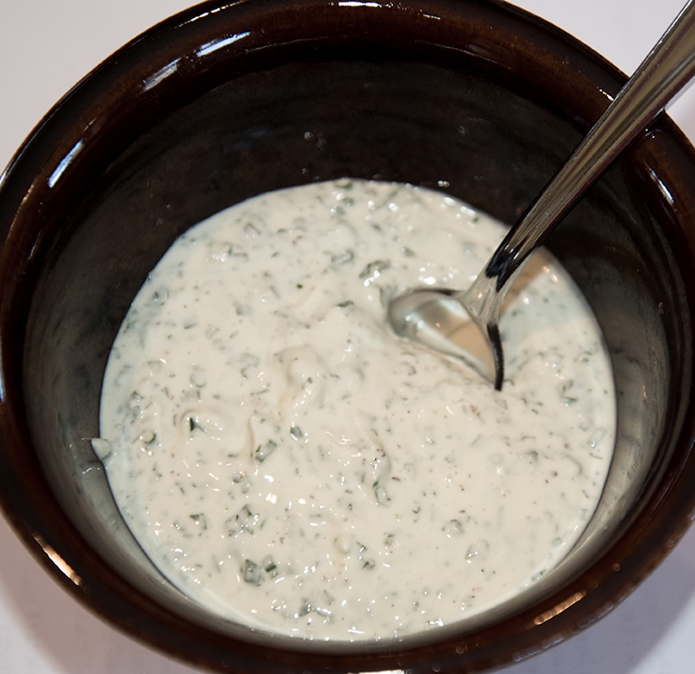 tzatziki yogurt sauce.