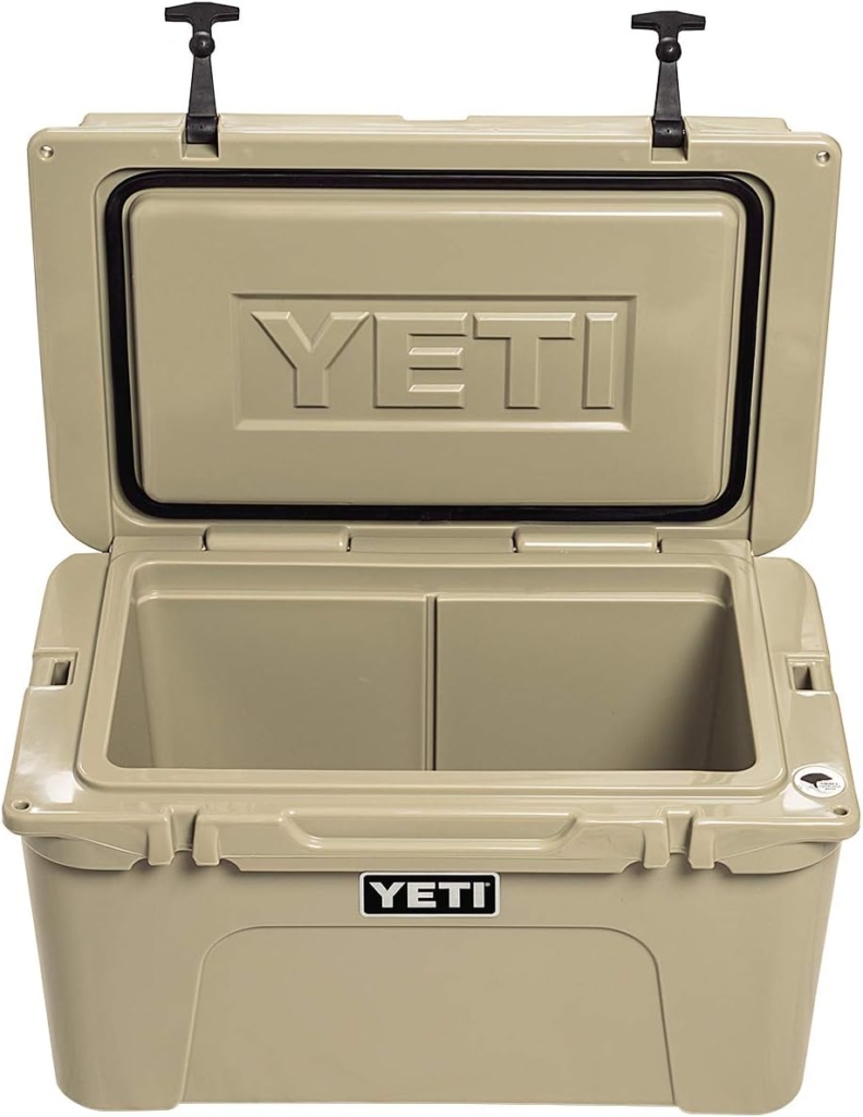 open Yeti Tundra 45 cooler.