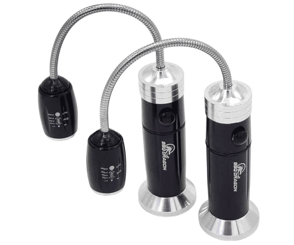 Two magnetic grill lights.