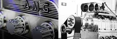 Stanless steel gas grill with control knobs that look like blower sprockets on a hot rod car 