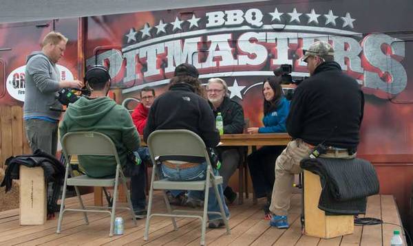 barbecue pitmasters around a table