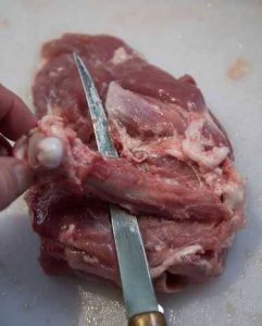 boning turkey thigh