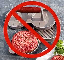 Burger press