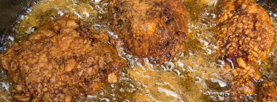 Frying chicken