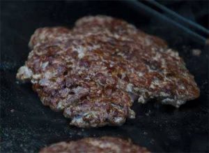 Grilled diner burger