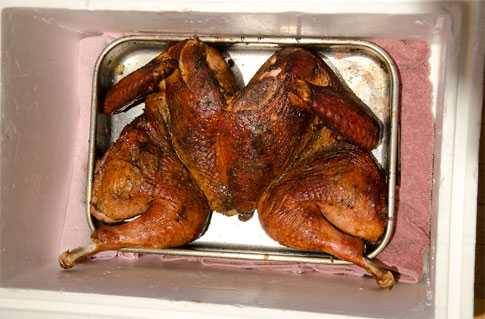 faux cambro with bbq turkey