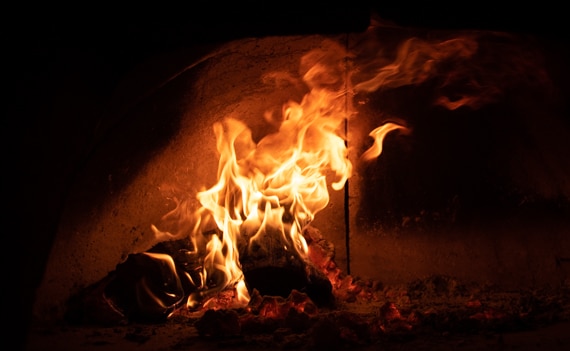 fire light at night