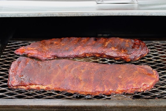 Last Meal Ribs on grill