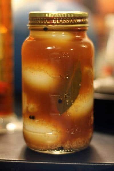 spicy pickled eggs