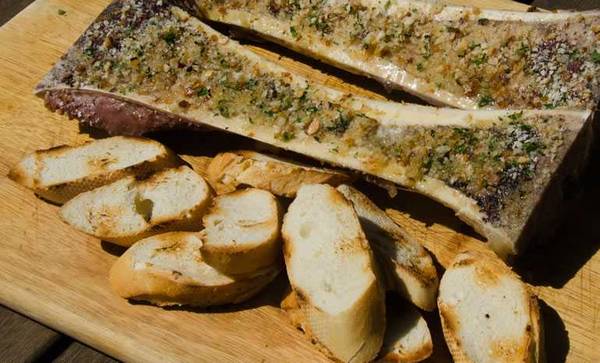 Roasted bone marrow