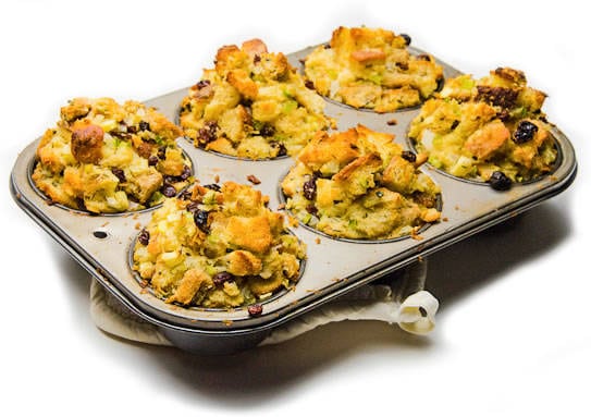 stuffing muffins