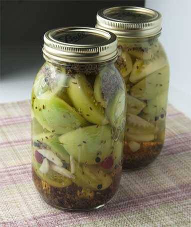 pickled tomatoes