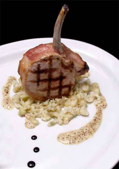 grilled pork chop