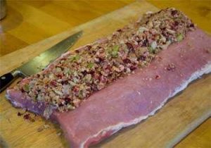 pork loin roast stuffed