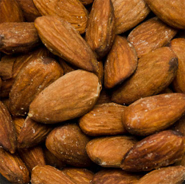 salted smoked almonds
