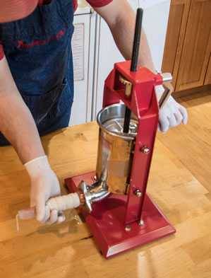 sausage stuffing machine