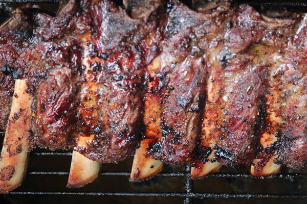 Smoked beef back ribs