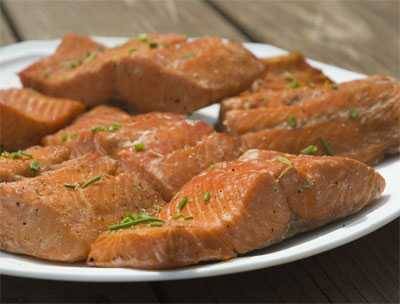 smoked salmon