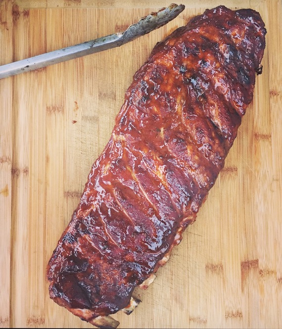 smoked ribs