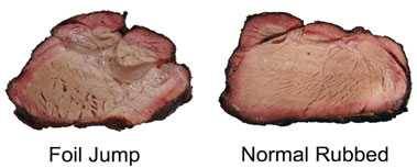 pork cooked to test barbecue stall