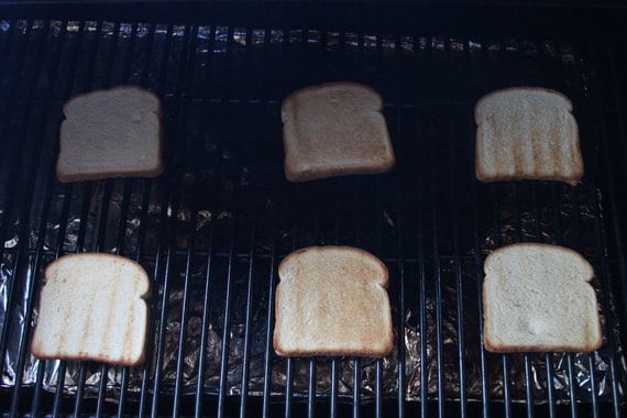 Toasting Bread on Smokin Bros Pellet Cooker