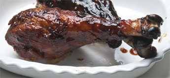 barbecue turkey leg
