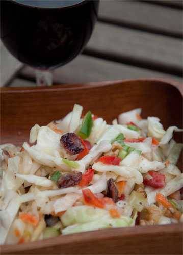 Waldorf salad as coleslaw