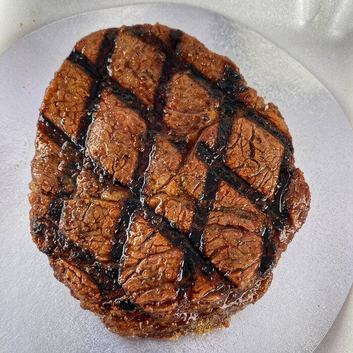 grilled steak on plate