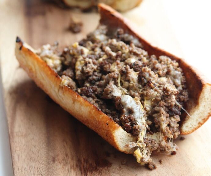 Cheesesteak Sandwich.