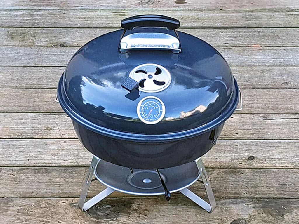 Slow 'N Sear Travel Kettle Grill.