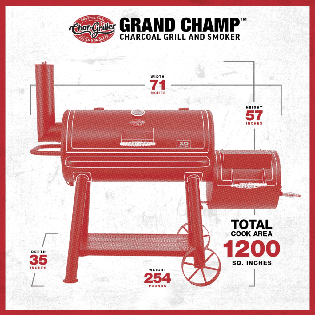 Grand Champ dimensions