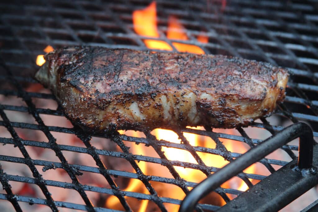 steak searing on Grand Champ