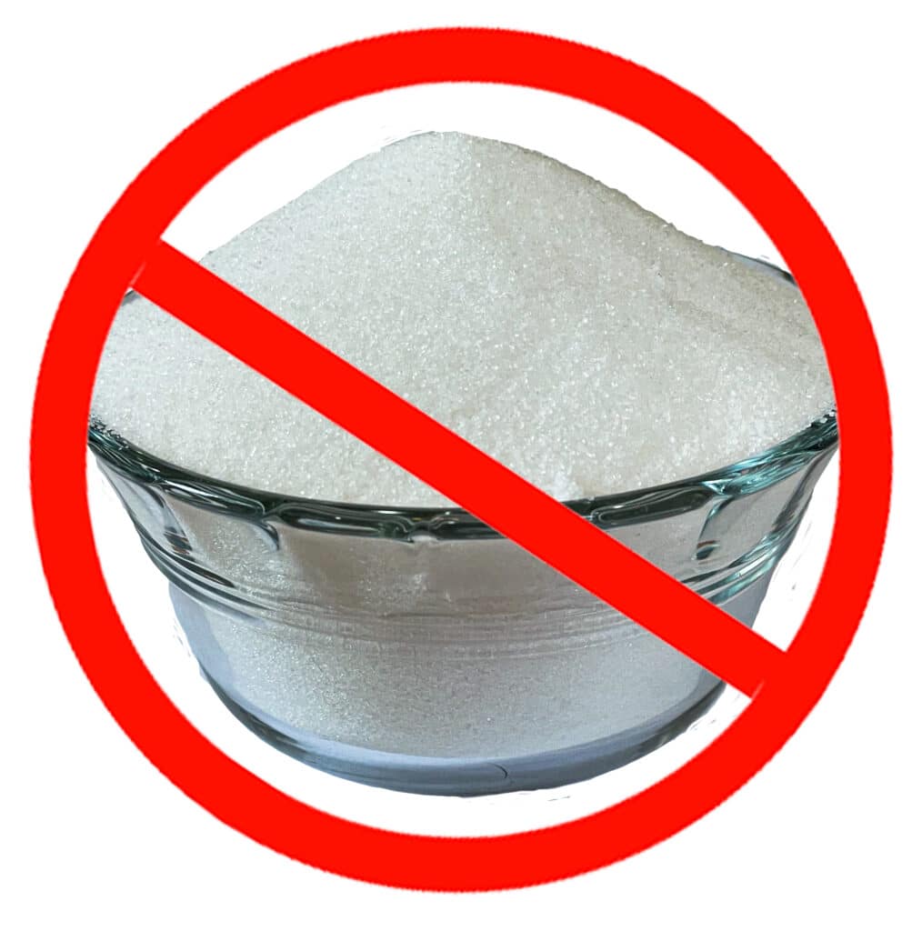 no sugar graphic.