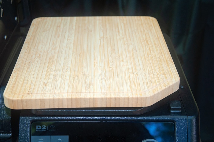 Timberline bamboo cutting board