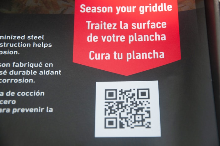 Weber Griddle QR Code