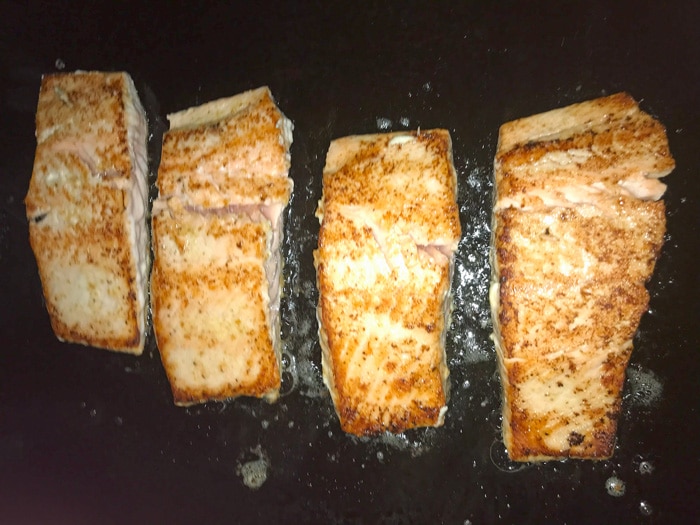 Weber Griddle Salmon